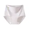 Ropa Interior de Algodón Colorida Tipo a Algodón Médico para Mujer, Algodón Puro, Longitud Extendida, Entrepierna Antibacteriana, Sin Costuras Visibles, Cintura Alta, Control de Abdomen, Bragas Triángulo
