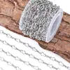 Corrente Figura 8 Vazada em Aço Inoxidável Corrente Cabaça DIY Não Desbota Colar Pulseira Materiais Artesanais Acessórios de Joias Semi-Acabados