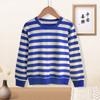 Ropa Nueva de Otoño e Invierno 2026 para Niños Sudadera de Color Sólido y Rayas en Stock para Niños y Niñas, Sudadera para Bebé al por Mayor desde Fábrica