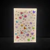 Mariposa Aurora Rosa Diamante Parche Maquillaje de Ojos Joyería Maquillaje Facial Niños Escenario Cara Esquina del Ojo Pedrería Ceja Uñas Arte