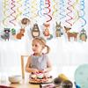 Colgante Espiral Xl119 PVC Tema Bosque Indio Colgante Fiesta Banner Espirales Metálicos Fiesta