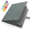 Carpeta Organizadora de 5/8/12 Compartimentos Bolsa para Guardar Exámenes Estudiantiles Carpeta de Oficina Bolsa para Archivos A4 Gran Capacidad Negocios