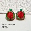 Accesorios de Resina DIY Hielo Transparente Fruta Fresa Pitahaya Pegamento de Crema Accesorios para Pasador Llavero Colgante Materiales