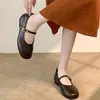 Zapatos Mary Jane estilo coreano para mujer, corte bajo, nuevo modelo otoño 2026, mocasines ultrasuaves, versátiles y delicados, zapatos de vestir estilo hada
