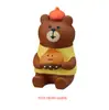 Tienda de comestibles japonesa Zakka, tienda de té, tres flores, gato, mono, cafetería, adornos de escritorio, escena en miniatura, pequeños adornos