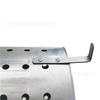 Incinerador Transfronterizo de 75L Exterior Redondo Grande de Hierro Galvanizado Tapa abatible Cubo de Incineración de Basura Incinerador de Hojas