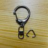 Llavero de Metal Aleación de Zinc Hebilla Pequeña Tipo C Hebilla de Ocho Hebilla Giratoria Juguete DIY Accesorios de Ferretería para Llaveros de Muñecas