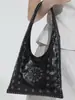 Bolsa Feminina da Moda, Bolsa de Ombro Retro Nicho, Nova Bolsa Tote Estilo Coreano Primavera 2026, Bolsa de Ombro Casual de Grande Capacidade