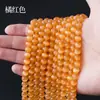 Cuentas redondas semiacabadas de cristal ojo de gato en stock del fabricante, cuentas sueltas para hacer joyería DIY, accesorios para pulseras y collares, venta al por mayor