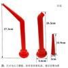 Boquilla Adhesiva Estructural para Puertas y Ventanas, Acero Inoxidable, Curva, Engrosada, Extendida, Boquilla Suave, Boquilla de Vidrio, 30 cm, Alta Viscosidad