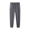 Nuevos pantalones rectos casuales de deporte para exteriores con estampado de seda de hielo para hombres y mujeres, transpirables, de secado rápido, ligeros, pantalones de verano de moda
