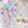 Manicure Transparente Gelo Novo Transfronteiriço Cola Macia Flor Cor Mista Estéreo Escultura Suave Cristal de Gelo Lírio Resina Acessórios para Manicure