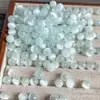 Olho de Gato Céu Estrelado Sonhador Areia Movediça Dourada Vidro Contas Redondas para DIY Pulseira Colar Artesanal Acessórios Contas Soltas Venda por Atacado