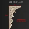 Xizang Madera Maciza Aplique de Flor de Esquina Decoración de Altar Estilo Chino Talla en Madera Nube Auspiciosa Dragón y Fénix Jugando con Perlas Estilo Chino Antiguo