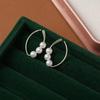 Brincos de Gancho com Pérolas para Mulheres, Design de Nicho, Simples e Versátil, Modernos e de Alta Qualidade, Elegantes e Únicos, Brincos Personalizados