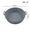 Forma de silicone para assar mais vendida internacionalmente, resistente ao calor, adequada para air fryers, fácil de limpar, forma redonda para assar, forma de silicone para assar doméstica