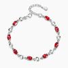 Fornecimento atacadista Taobao Tmall pulseira Coração do Mar pulseira de turmalina cor imitação pulseira de topázio cristal azul imitação