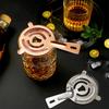 Colador de cóctel de acero inoxidable, filtro para mezclar té con leche, café, barra para mezclar cócteles, juego de vino para mezclar