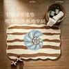 Alfombra de Piso Estilo Fresco y Sencillo Baño Absorción de Agua Puerta de Baño Felpudo Antideslizante Resistente a la Suciedad Resistente al Desgaste Aislamiento Térmico Alfombra de Piso Suave
