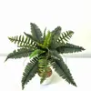 Decoración de Paredes para Paisajismo Adornos de Plantas Verdes Simuladas Hierba Persa Hojas de Helecho Plantas en Maceta Flores Artificiales