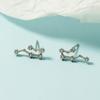 Pendientes de doce constelaciones elegantes personalidad de Corea del Sur estrellas simples frescos pendientes combinables para mujer agente de compras directo de fábrica