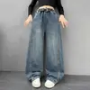 Jeans para Niña Primavera y Otoño 2026 Nuevo Estilo Atuendo de Otoño Infantil para Niñas Mayores Pantalones Largos Casuales Jeans Curvos