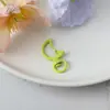 Chaveiro Colorido com Fivela de Mola em Forma de Lua Acessórios de Joias de Liga DIY Fivela de Cachorro Argola de Mola Pendente para Bolsa
