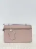 Nuevo Modelo 2026 Lp19 Bolso de Piel Genuina para Mujer, Bolso para Lonchera, Bolso tipo Caja de Piel de Vaca de Primera Capa, Bolso de Mano, Bolso de Hombro, Bolso Cruzado, Versátil para Mujeres