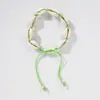 Pulsera de Concha Tejida de Joyería Transfronteriza Pulsera Bohemia de Playa Pulsera de Cuentas Coloridas Distintiva y Moderna