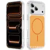 Adecuado para iPhone 18 Pro Max, Funda Magnética para Teléfono con Sensación de Piel de Cristal, Acabado Mate con Sensación de Hielo, Cubierta Protectora Anticaídas para Apple 17