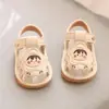 Sandalias Lindas de Dibujos Animados Estilo Coreano con Punta Cerrada para Bebés y Niños Pequeños, Zapatos de Verano Transpirables de Suela Suave Antideslizantes para Niños y Niñas