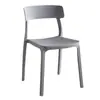 Sillas de plástico engrosadas, sillas de comedor, estilo minimalista moderno, taburetes con respaldo para mesa de comedor, para uso doméstico y comercial, sillas con respaldo de restaurante nórdico