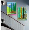 Novo David Hockney Normandy Primavera Coleção Pintura Paisagem Verde Nicho Decorativo Core Poster