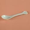 Colher de melamina infantil A5 imitação porcelana treinamento para comer para bebê colher pequena cor sólida macaron criativa louça de jardim de infância