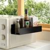 Suporte de tempero de parede transfronteiriço, rack de armazenamento lateral para geladeira, rack de armazenamento com sucção magnética, rack de tempero, rack de acabamento para geladeira