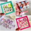 Nuevo Pulsera Infantil Sanrio Kuromi Set Caja de Regalo Anillo de Princesa Regalo para Niñas Aretes para Bebé Caja de Joyería