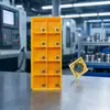 Ccmt060204 Ferramenta de Torneamento CNC Insertos Formato de Diamante Furo Interno para Mandrilar Ccmt060204 F Us735 Ue6020