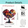 Adornos de Escritorio Navideños Acrílicos Planos 2D del Popular Árbol de la Vida Colorido de Amazon para Decoración y Regalos