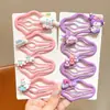 Pasador de Color Gradiente para Niñas Nuevo Pasador de Nube Pinza Lateral para Niña Pasador para Flequillo de Niña Accesorios para el Cabello
