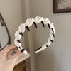 Diadema de Terciopelo Primavera y Verano Diadema para Mujer Celebridad de Internet 2024 Nuevo Cabello Presionado Retro Francés Tocado de Alta Gama