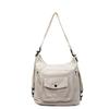 Bolsa Tote Grande Capacidade Estilo Harajuku Japonês para Mulheres Outono 2025 Nova Casual Ru Ying Bolsa de Ombro Transversal Multifuncional