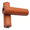 Capa de Guidão Retrô Costurada à Mão para Bicicleta Capa de Guidão de Couro Macio de Alta Elasticidade Capa de Guidão de Couro para Bicicleta de Estrada Dobrável Capa de Guidão de PU para Bicicleta Dead Fly