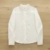 Novo Estilo Outono 2026: Cardigã Feminino de Renda Gaze Dupla Artística com Botões Cor Sólida Manga Longa Camisa Venda por Atacado