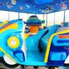 Equipo de juegos pequeño cuadrado para parque para bebés y niños pequeños, carrito feliz con rociador, móvil