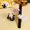 Muñeco de panda de dibujos animados, lindo muñeco de peluche para pareja, pulsera, accesorios, pequeños regalos.
