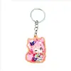 Chaveiro de Acrílico Personalizado Placa Transparente Ondas de Água Pingente Criativo Personagem de Anime Periférico de Fã Personalização DIY