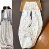 Pantalones Deportivos Casuales Talla Grande 150 kg con Estampado de Perro Lindo para Mujer Primavera Verano Delgados Sueltos Perezosos de Pierna Ancha