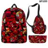 Juego Transfronterizo 3D Forsaken Gubby Mochila, Bolso de Hombro, Estuche para Lápices Juego de Tres Piezas
