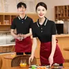 Atacado de fábrica macacão camiseta manga curta camiseta masculina e feminina macacão de hotel impressão bordado camiseta polo impressão log