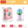 Bloques de Construcción, Ramos, Flores, Serie para Niñas Juguetes Ensamblados, Rosas, Regalos de Cumpleaños para el Día de San Valentín, Transfronterizo